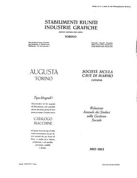 Il risorgimento grafico rivista tecnica mensile di saggi grafici e scritti tecnici