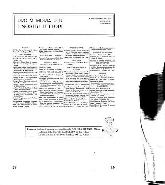 Il risorgimento grafico rivista tecnica mensile di saggi grafici e scritti tecnici