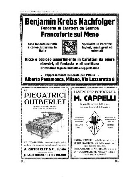 Il risorgimento grafico rivista tecnica mensile di saggi grafici e scritti tecnici