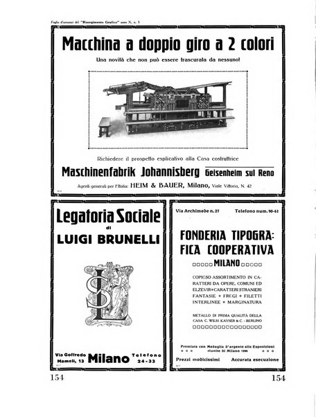 Il risorgimento grafico rivista tecnica mensile di saggi grafici e scritti tecnici