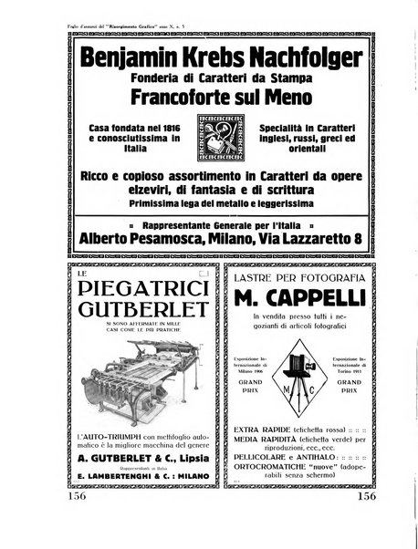 Il risorgimento grafico rivista tecnica mensile di saggi grafici e scritti tecnici