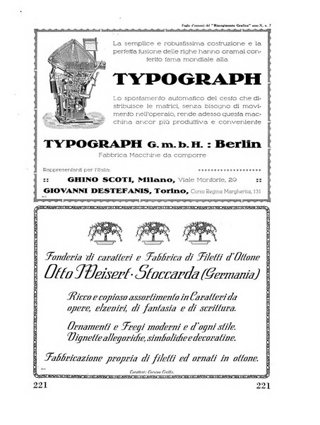 Il risorgimento grafico rivista tecnica mensile di saggi grafici e scritti tecnici