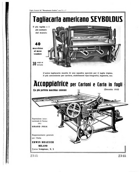 Il risorgimento grafico rivista tecnica mensile di saggi grafici e scritti tecnici