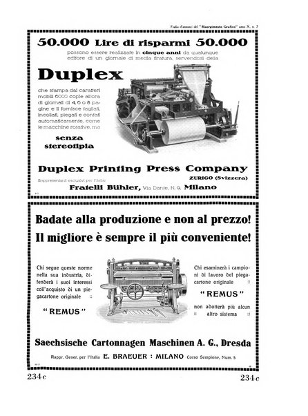 Il risorgimento grafico rivista tecnica mensile di saggi grafici e scritti tecnici