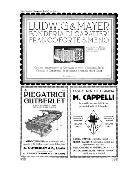 Il risorgimento grafico rivista tecnica mensile di saggi grafici e scritti tecnici