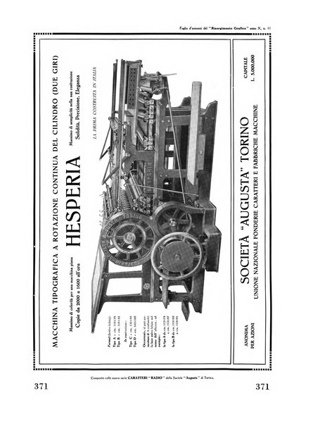 Il risorgimento grafico rivista tecnica mensile di saggi grafici e scritti tecnici