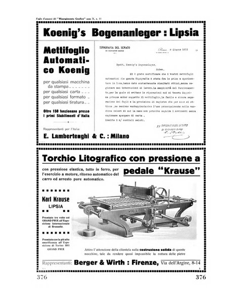 Il risorgimento grafico rivista tecnica mensile di saggi grafici e scritti tecnici