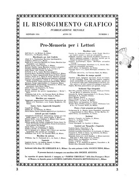 Il risorgimento grafico rivista tecnica mensile di saggi grafici e scritti tecnici