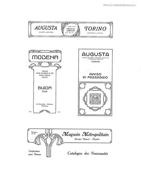 Il risorgimento grafico rivista tecnica mensile di saggi grafici e scritti tecnici