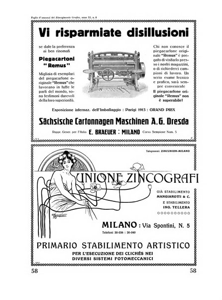 Il risorgimento grafico rivista tecnica mensile di saggi grafici e scritti tecnici