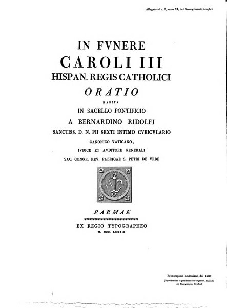 Il risorgimento grafico rivista tecnica mensile di saggi grafici e scritti tecnici