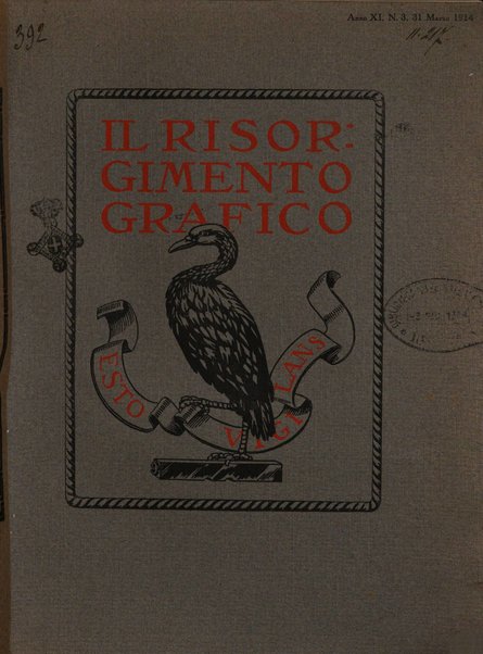 Il risorgimento grafico rivista tecnica mensile di saggi grafici e scritti tecnici