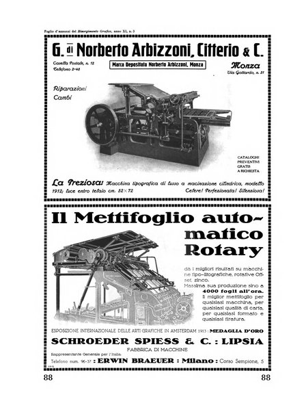 Il risorgimento grafico rivista tecnica mensile di saggi grafici e scritti tecnici