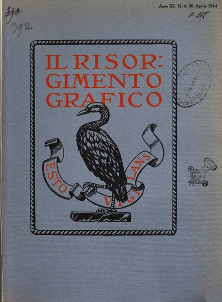 Il risorgimento grafico rivista tecnica mensile di saggi grafici e scritti tecnici