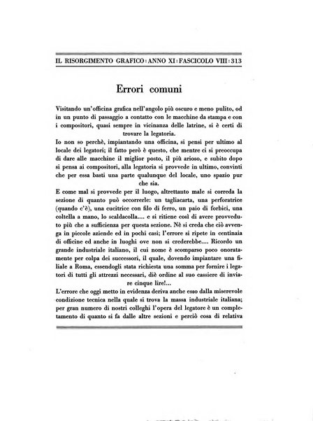 Il risorgimento grafico rivista tecnica mensile di saggi grafici e scritti tecnici