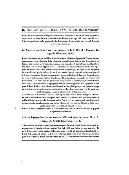 Il risorgimento grafico rivista tecnica mensile di saggi grafici e scritti tecnici