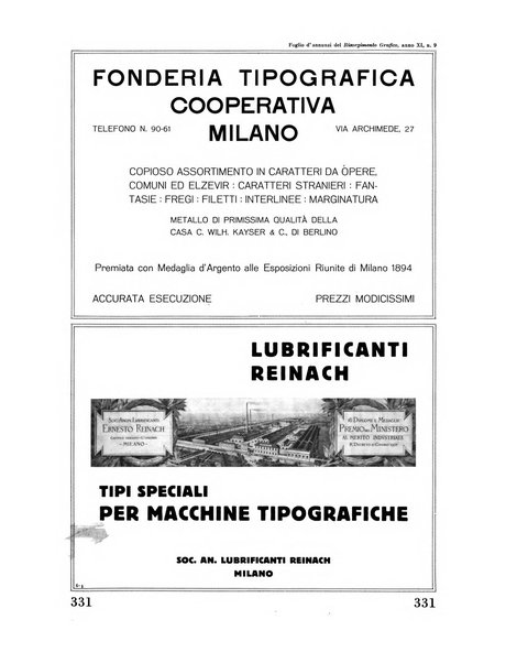 Il risorgimento grafico rivista tecnica mensile di saggi grafici e scritti tecnici