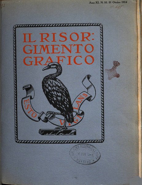 Il risorgimento grafico rivista tecnica mensile di saggi grafici e scritti tecnici