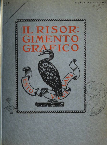 Il risorgimento grafico rivista tecnica mensile di saggi grafici e scritti tecnici