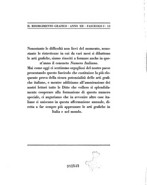 Il risorgimento grafico rivista tecnica mensile di saggi grafici e scritti tecnici