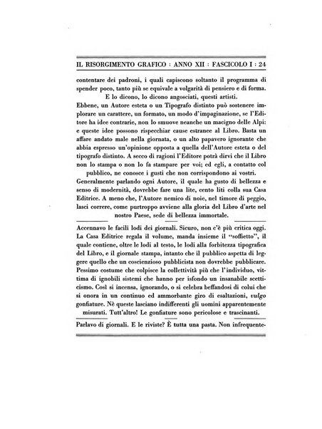 Il risorgimento grafico rivista tecnica mensile di saggi grafici e scritti tecnici