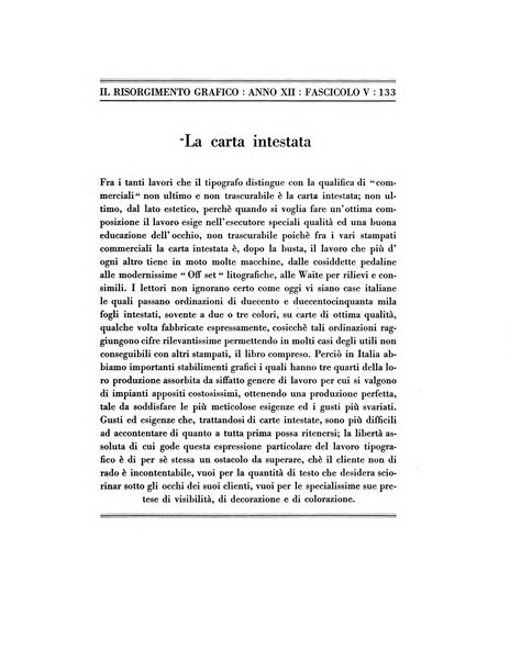 Il risorgimento grafico rivista tecnica mensile di saggi grafici e scritti tecnici