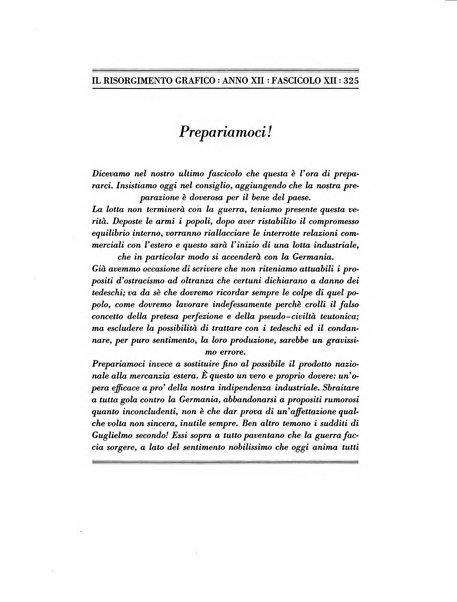 Il risorgimento grafico rivista tecnica mensile di saggi grafici e scritti tecnici