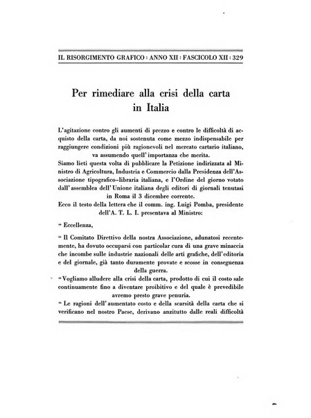 Il risorgimento grafico rivista tecnica mensile di saggi grafici e scritti tecnici