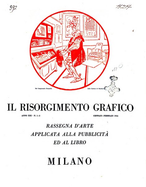 Il risorgimento grafico rivista tecnica mensile di saggi grafici e scritti tecnici