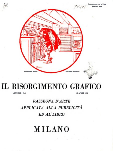 Il risorgimento grafico rivista tecnica mensile di saggi grafici e scritti tecnici