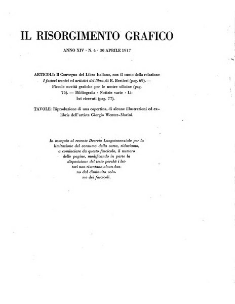 Il risorgimento grafico rivista tecnica mensile di saggi grafici e scritti tecnici