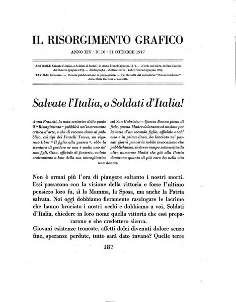 Il risorgimento grafico rivista tecnica mensile di saggi grafici e scritti tecnici