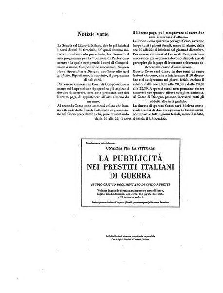 Il risorgimento grafico rivista tecnica mensile di saggi grafici e scritti tecnici