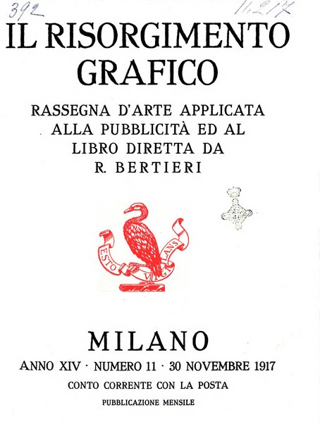 Il risorgimento grafico rivista tecnica mensile di saggi grafici e scritti tecnici