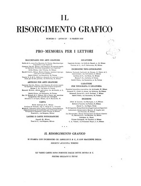 Il risorgimento grafico rivista tecnica mensile di saggi grafici e scritti tecnici