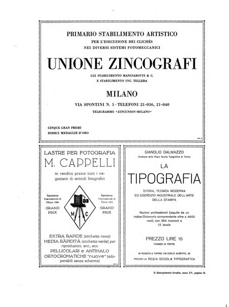 Il risorgimento grafico rivista tecnica mensile di saggi grafici e scritti tecnici