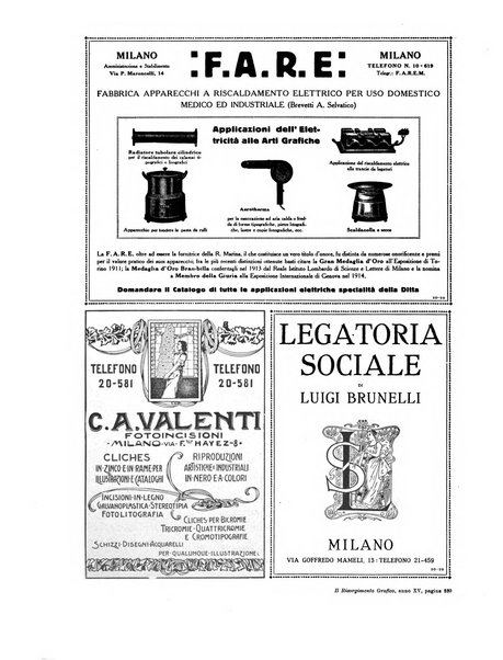 Il risorgimento grafico rivista tecnica mensile di saggi grafici e scritti tecnici