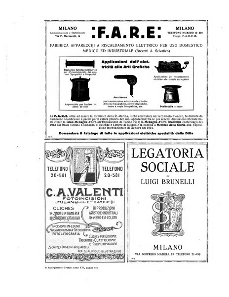 Il risorgimento grafico rivista tecnica mensile di saggi grafici e scritti tecnici