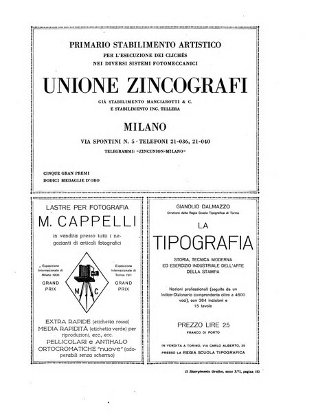 Il risorgimento grafico rivista tecnica mensile di saggi grafici e scritti tecnici