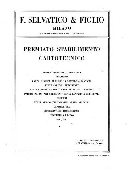 Il risorgimento grafico rivista tecnica mensile di saggi grafici e scritti tecnici