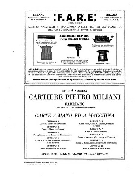 Il risorgimento grafico rivista tecnica mensile di saggi grafici e scritti tecnici