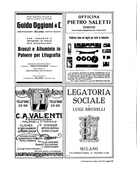 Il risorgimento grafico rivista tecnica mensile di saggi grafici e scritti tecnici