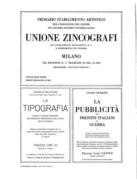 Il risorgimento grafico rivista tecnica mensile di saggi grafici e scritti tecnici