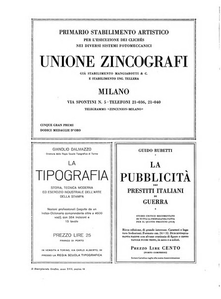 Il risorgimento grafico rivista tecnica mensile di saggi grafici e scritti tecnici