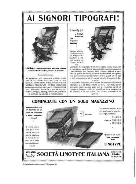 Il risorgimento grafico rivista tecnica mensile di saggi grafici e scritti tecnici