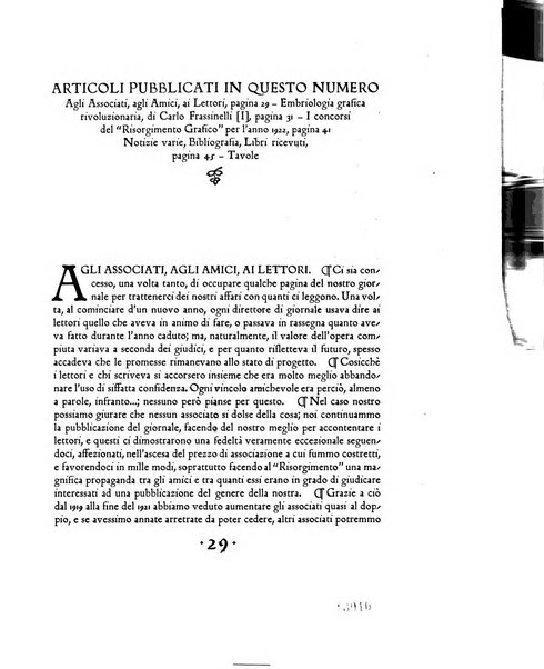 Il risorgimento grafico rivista tecnica mensile di saggi grafici e scritti tecnici