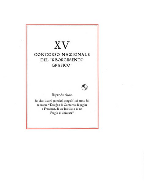 Il risorgimento grafico rivista tecnica mensile di saggi grafici e scritti tecnici