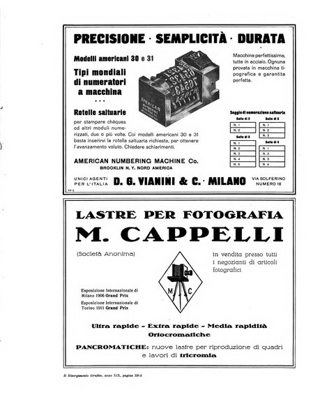 Il risorgimento grafico rivista tecnica mensile di saggi grafici e scritti tecnici