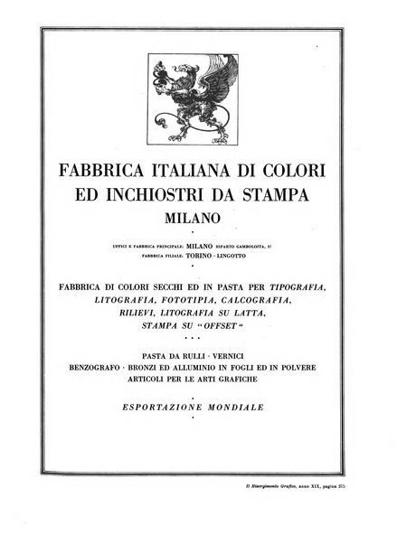 Il risorgimento grafico rivista tecnica mensile di saggi grafici e scritti tecnici