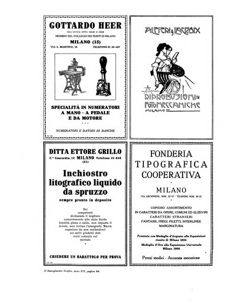 Il risorgimento grafico rivista tecnica mensile di saggi grafici e scritti tecnici